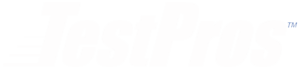 TestPros Logo White