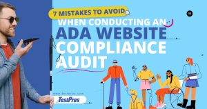 the featured image for article on conducting an ada compliance audit of a website