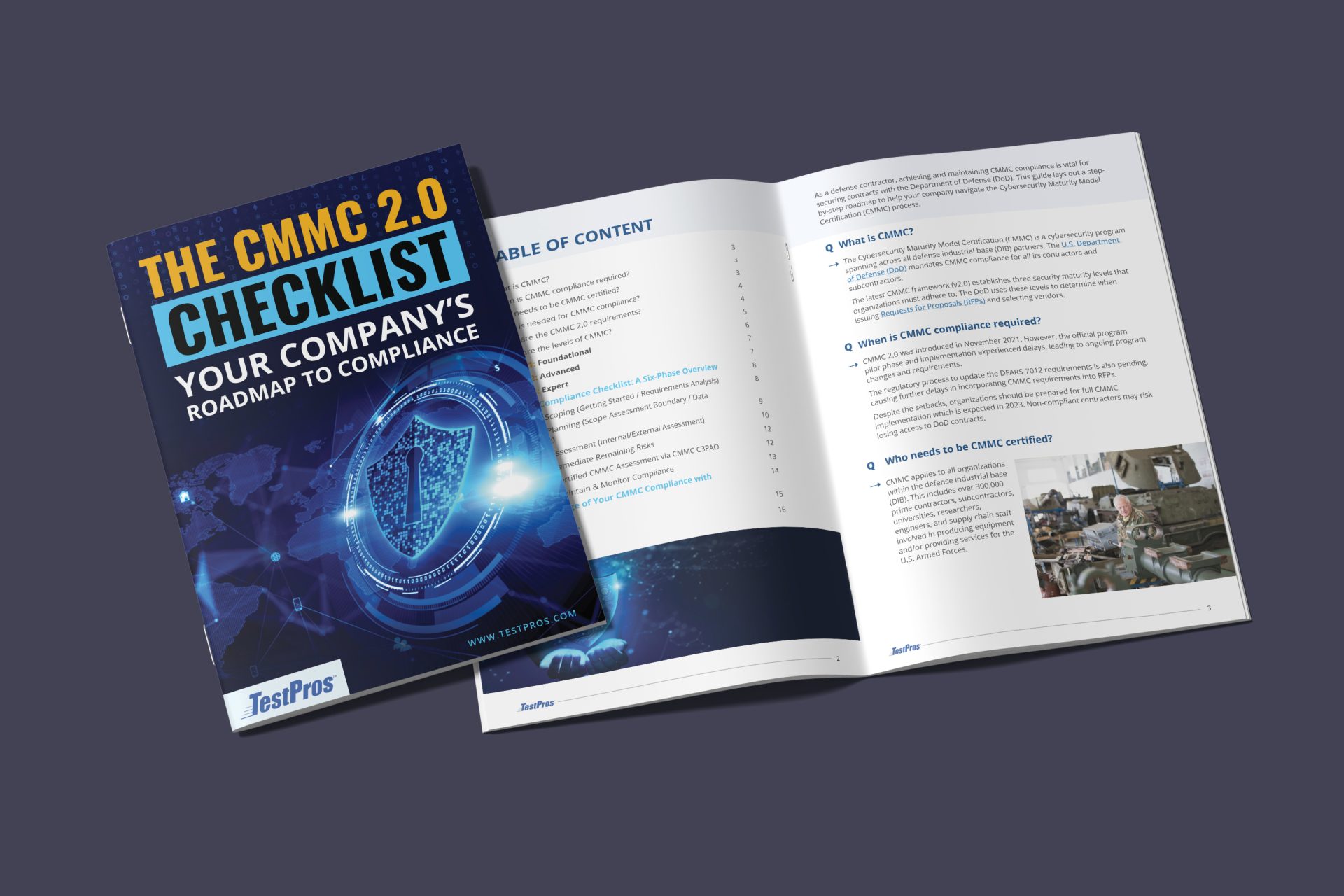 Digital e-book of CMMC 2.0 checklist