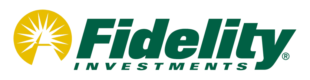 Green and yellow logo for Fidelity Investments