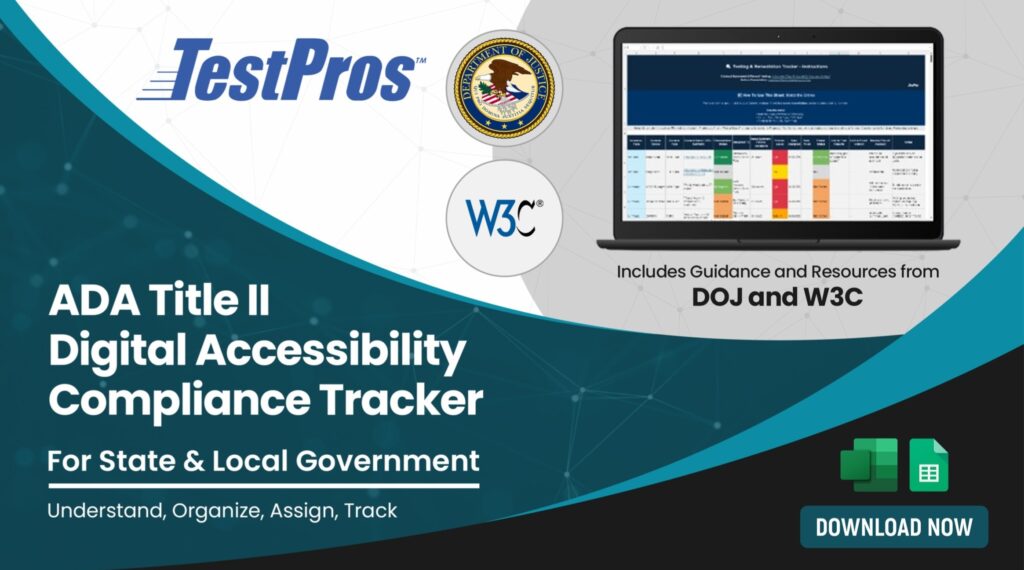 ADA Title II Digital Accessibility Compliance Tracker