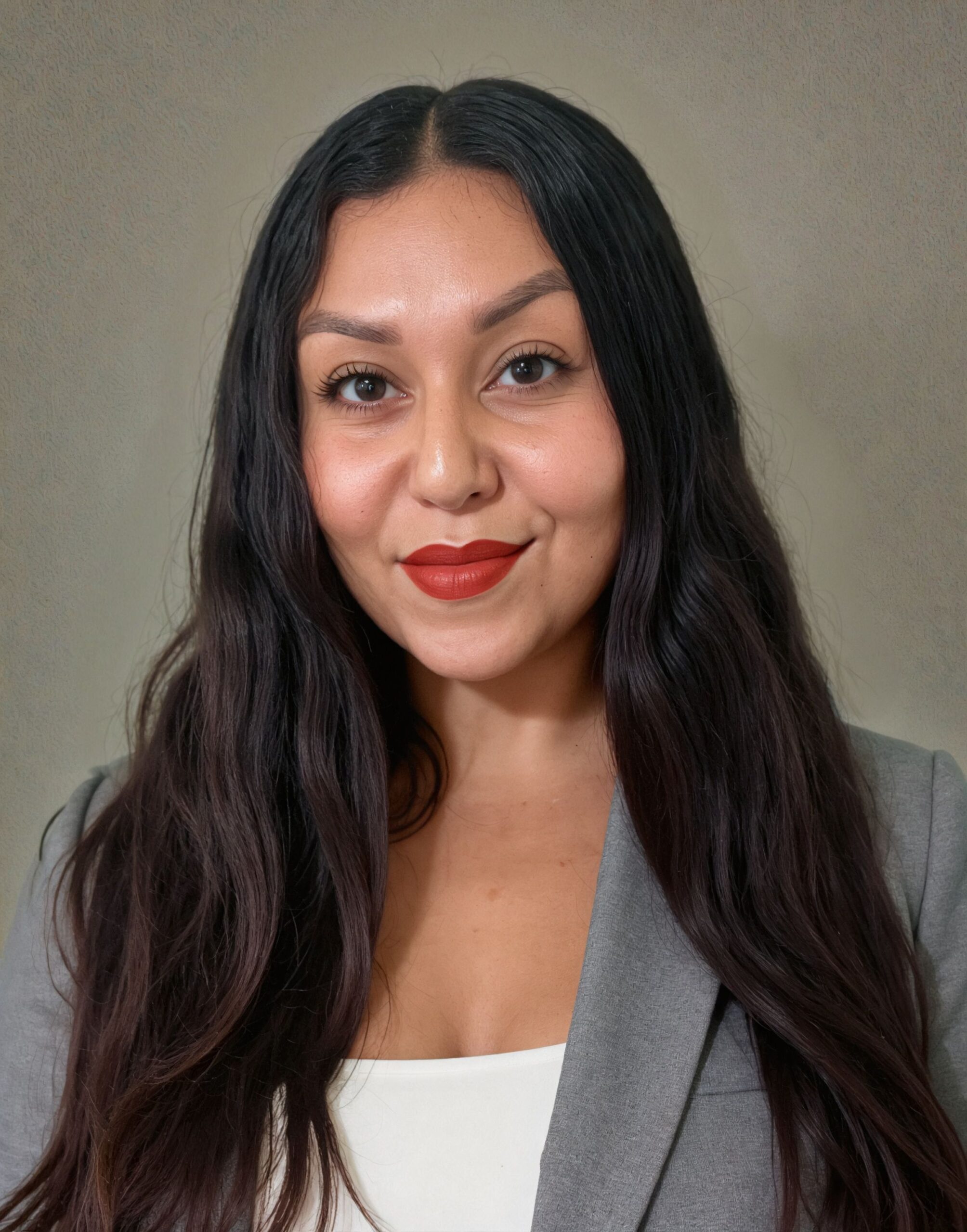 Headshot of Jaritza Ramirez in gray suit and white shirt