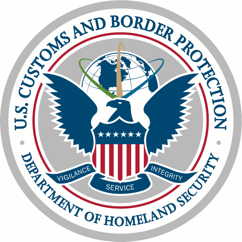 Official seal of the U.S. Customs and Border Protection