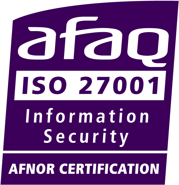 Logo for ISO/IEC 27001:2022 Information Security Management